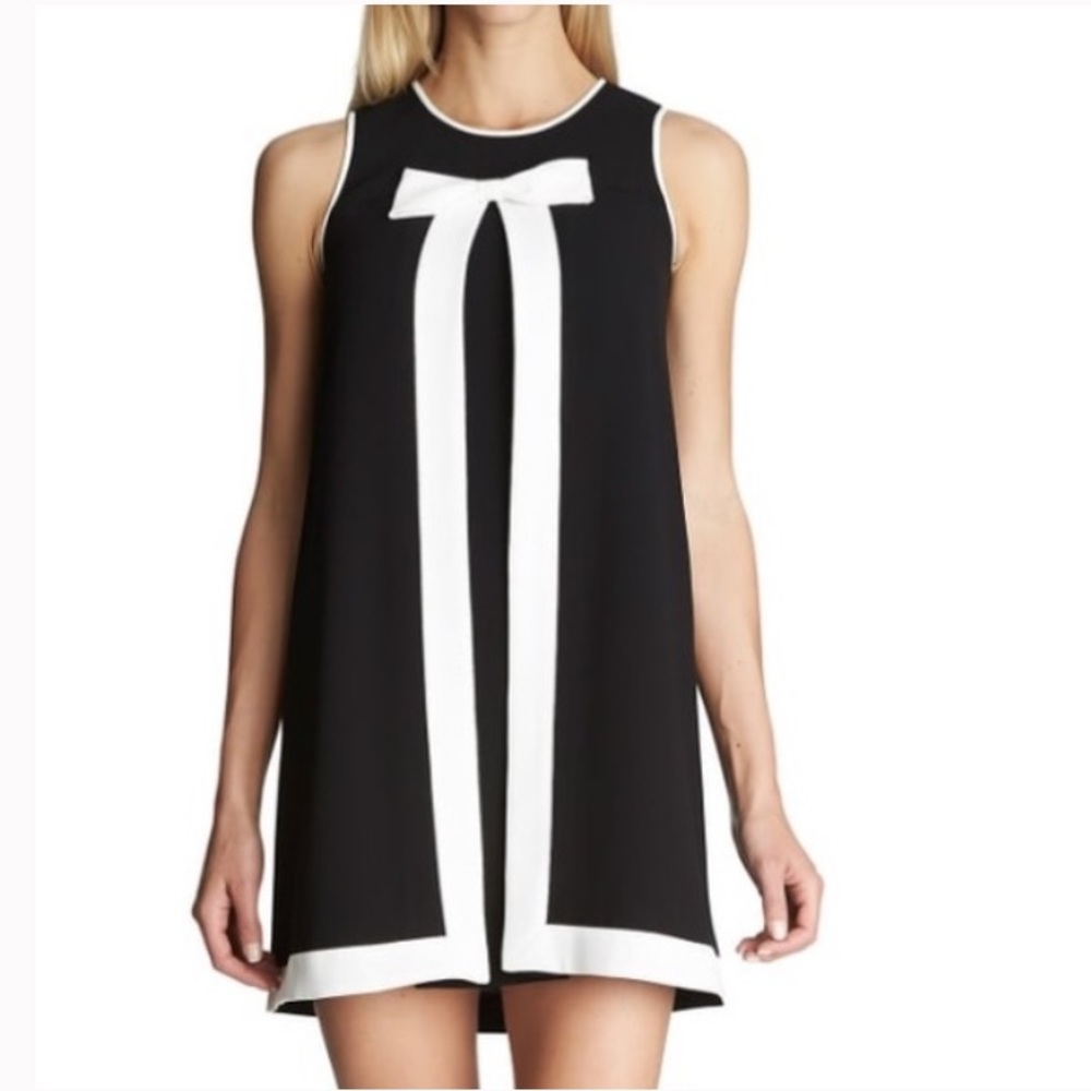 Cece Bow Front Shift Dress